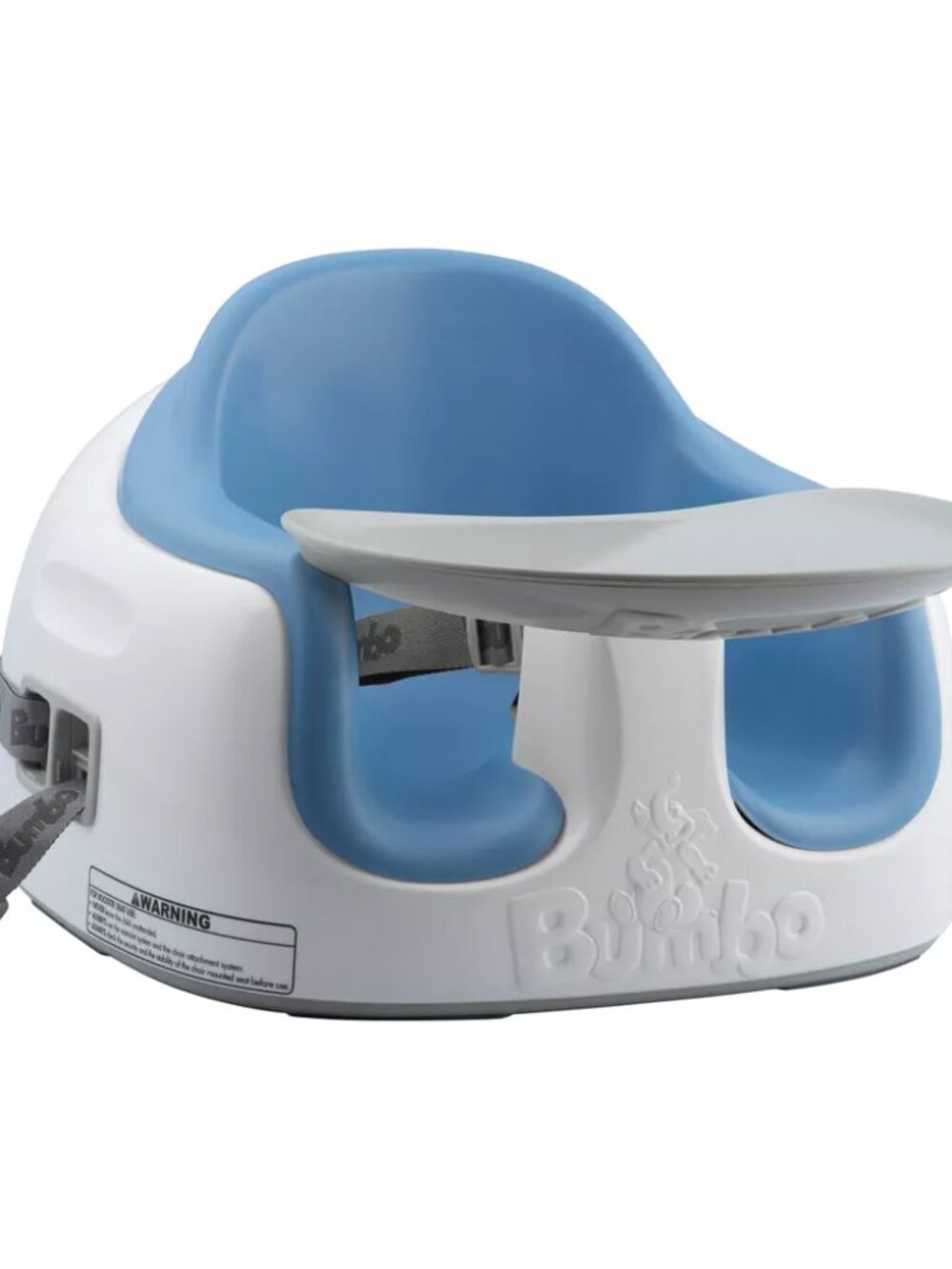 NEW Bumbo Baby Infant Toddler Soft Foam Multi Seat w/Removable Tray Powder Blue